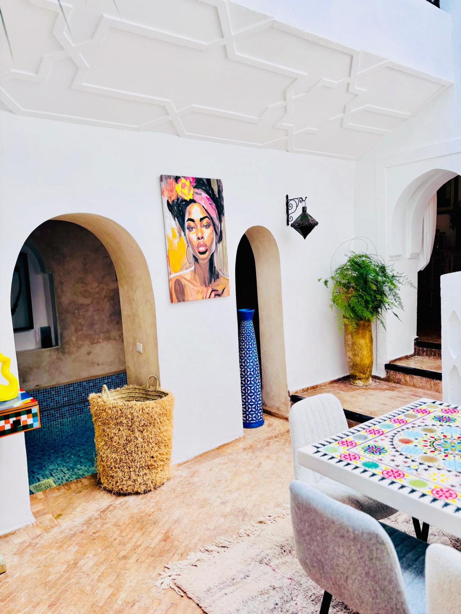 Riad Darna 4 Chambres Avec Piscine Et Petit Dejeuner Marrakesch Exterior foto